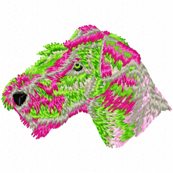 Dogs Embroidery Design 2